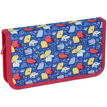 Пенал 1 отделение 190*110 "Cats" ткань 42326