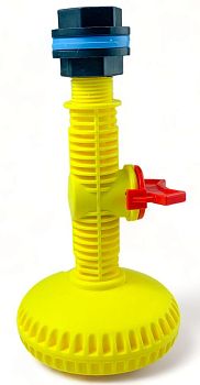 Душ комплект (кран+распылитель+гайки) Бриг