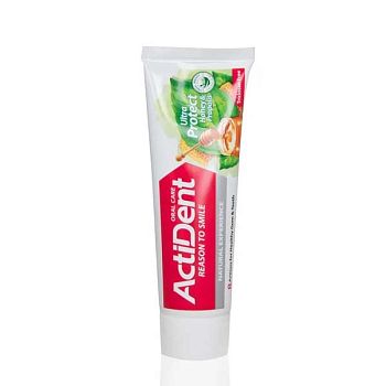 Зубная паста ACTIDENT Иран Ультразащита мёд и прополис 100гр (6654) 1/48