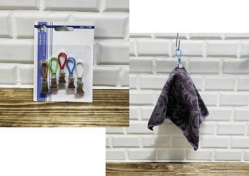 Зажим для полотенец (1уп=5шт) 1180 1/240