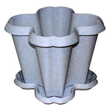 Горшок 9 литров Кашпо Изида белый г.Пятигорск