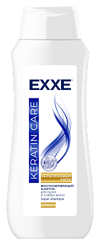Шампунь EXXE 2в1 KERATIN "Кератиновый уход", 400мл 1/12