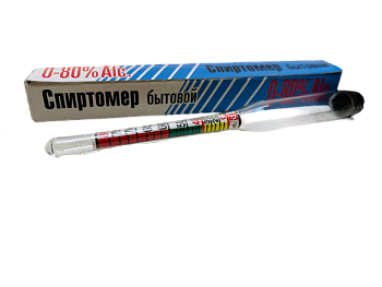 Спиртометр малый (0-80%) 1468 1/2000
