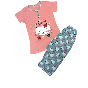 Пижама Ж. мол. Узбекистан (бриджи+фут) р48-56 5/150 Пижама Ж. мол. Узбекистан (бриджи+фут) р48-56 5/150