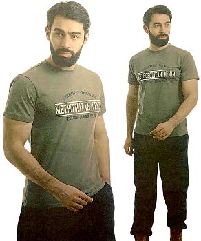 Футболка М.САМО кор.рук 55161 хаки р.M-3XL 5/100 *