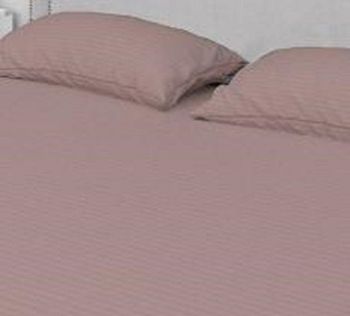 Простынь микросатин на резинке 160*200 Аэлита цв.пудровый