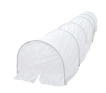 Парник Все в Дом "60" 2м*6м дуги металлические в ПВХ с молнией