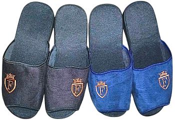 Тапочки М. дом. Фтора 802( F ) откр.нос р.40-45 6п *