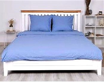 КПБ полисатин однотонный Аэлита 1,5сп Aura Blue