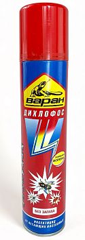 Дихлофос Сибиар "Варан" 190 мл. Без запаха синий 1/24 5-03.03.001.12