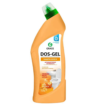 Чистящее средство DOS GEL 750мл Grass Сила цитрусов 125678 1/12