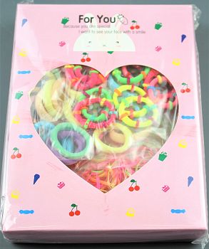 Набор детский Ассорти (5видов резинок,крабики,тик-так) А-150 1/12