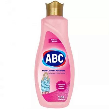Гель для стирки ABC Для деликатной стирки 1,5л 1/9 (1735) Гель для стирки ABC Для деликатной стирки 1,5л 1/9 (1735)