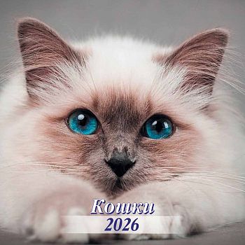Календарь перекидной 12л 30*30 2027г Кошки