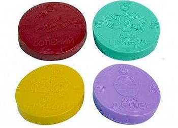 Крышка п/э д-82 легкая цветная 50/500