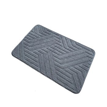 Коврики  для ванной AQUADOMER МАРИНА  50*80 серый   АМ006 36316