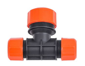 Полив. Тройник соеденитель с цанговым зажимом 1/2-1/2-3/4 "Жук" 4046 Полив. Тройник соеденитель с цанговым зажимом 1/2-1/2-3/4 "Жук" 4046