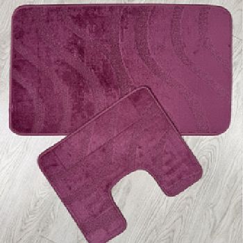 Коврик набор 50*80 40*50 MAXIMUS SYMPHONY (2576 AUBERGINE)