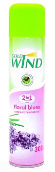 Освежитель "GOLD WIND" Floral blues 300мл/12шт