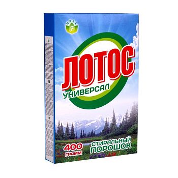 Порошок стиральный Лотос-эконом (кор) 400гр/24шт