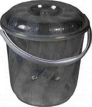Ведро 10 литров Спираль с крышкой