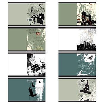 Тетрадь 80л КЛЕТКА "Article publication" Т5гр80_лм 11944 по 4 шт