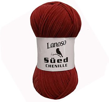 Пряжа SUED CHENILLE 956 темно красный (в уп.5шт) Пряжа SUED CHENILLE 956 темно красный (в уп.5шт)