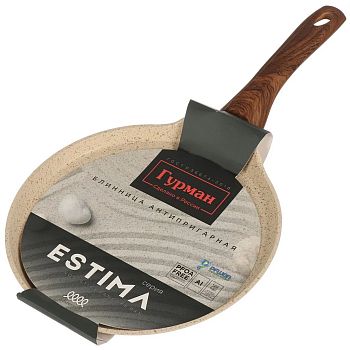 Сковорода Блинница 24см Гурман Estima а/п ГМб241ЭБИ МП