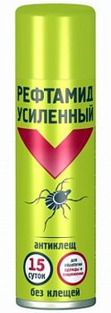 Аэрозоль от клещей Рефтамид Антиклещ 100мл/15шт