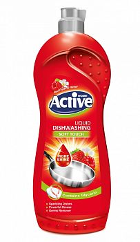 Гель-концентрат для мытья посуды ACTIVE Иран "Клубника и малина" 750мл (6715) 1/12