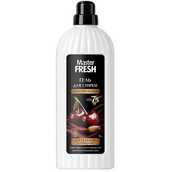 Гель для стирки парфюмир. Master fresh "Дикая вишня и миндаль", 1000мл 1/9