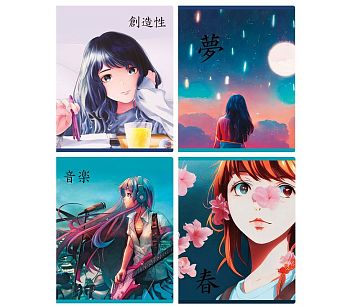 Тетрадь 48 листов клетка "Аниме. За мечтой" 12235 