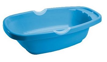 Ванна детская "БРИГ" с ручкой (голубой) 1/10