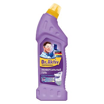 Средство для сантехники Dr.Aktiv унив. с антиб. и отбел эф. 750мл 1/12