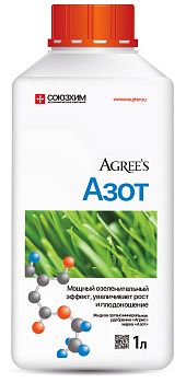 Удобрение "АЗОТ"" AGREES 1л (жид.органоминеральное)/9шт