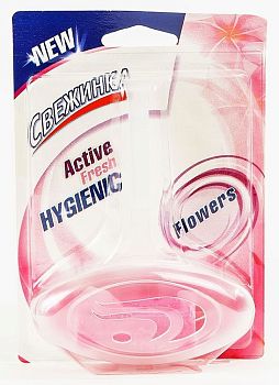 Блок освежитель для унитаза WS ЦВЕТЫ Свежинка блистер 2шт/12