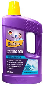 Средство для полов Dr.Aktiv морская свежесть 1л/8