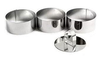 Форма Кольцо+ Пресс для салата 7,5*4,5  2293