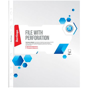 Папка-вкладыш А4 глянцев S1000100шт