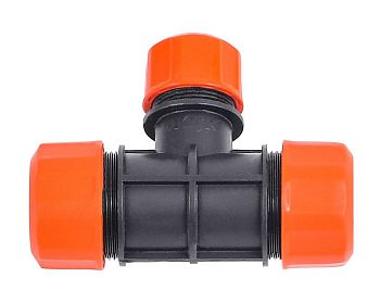 Полив. Тройник соеденитель с цанговым зажимом 1/2*3/4*3/4 "Жук" 4039 Полив. Тройник соеденитель с цанговым зажимом 1/2*3/4*3/4 "Жук" 4039