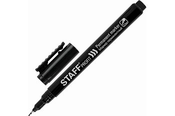 Набор маркеров перманент. STAFF Profit PM-105 черн. 0,5мм.152170