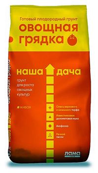 Грунт Наша Дача "Овощная грядка" 60 литров 20кг