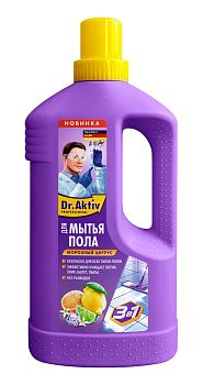 Средство для полов Dr.Aktiv морозный цитрус 1л/8