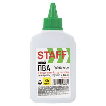 Клей ПВА 85 г STAFF EVERYDAY с дозатором