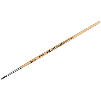 Кисть ПОНИ круглая №01 25 штук