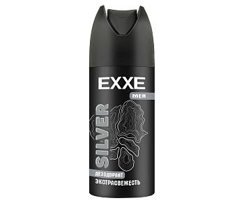Дезодорант аэрозоль EXXE MEN мужской  SILVER, 150 мл 1/6 1652