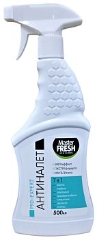 Чистящий спрей  Master FRESH Антиналет для ванн PRO-EXPERT 500мл 1/12 