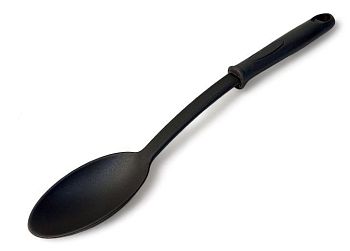 Ложка для салата пластиковая цвет графит 8032