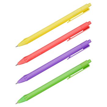 Ручка шариковая АВТ "OfficeSpace" Juicy Trio 0,7мм синяя по 50шт