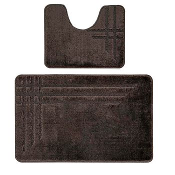 Коврик набор 50*80 50*40 DKTX Comfort Linea 10мм серый 1/25 Коврик набор 50*80 50*40 DKTX Comfort Linea 10мм серый 1/25